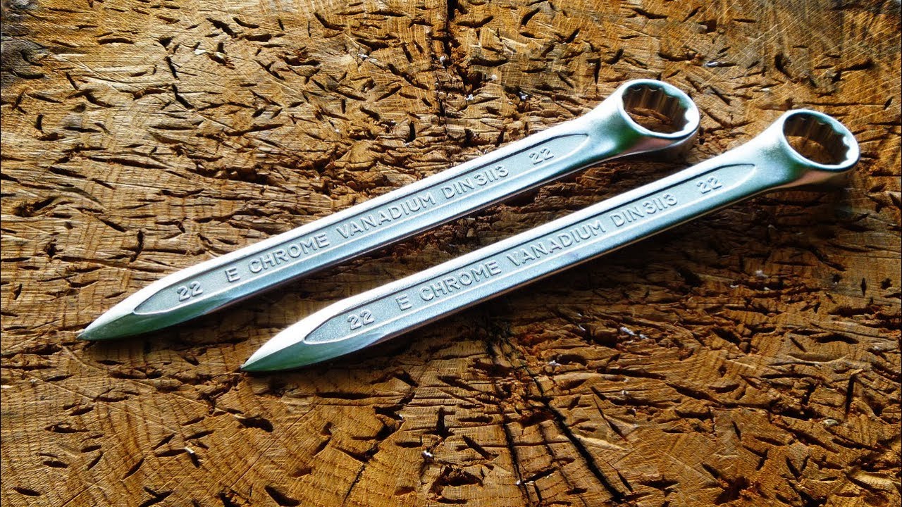 The spanners turn into throwing knives. DIY