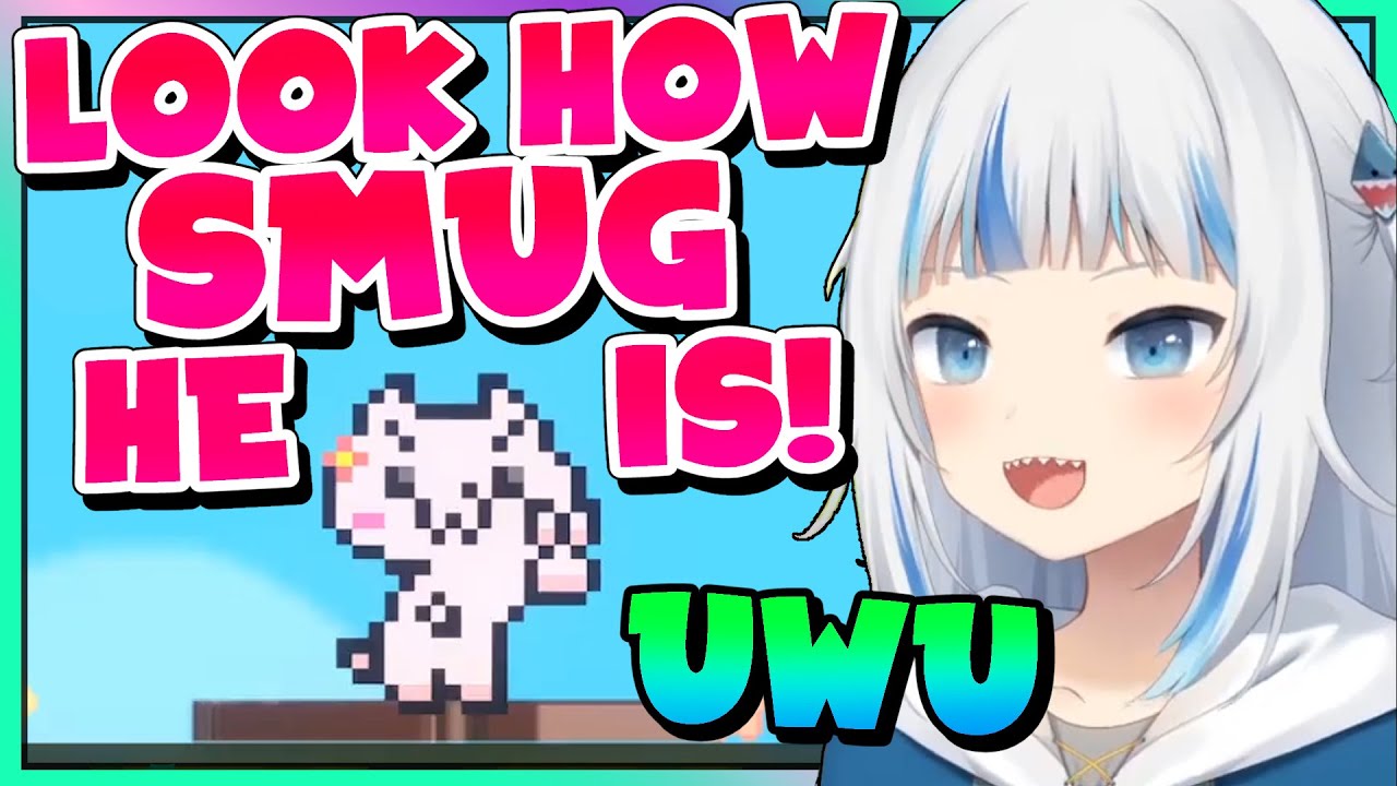 Gura goes into UwU rage and it's adorable