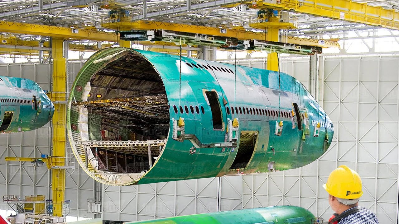 Inside Massive Billion $ Factories Producing World Largest Boeing and Airbus