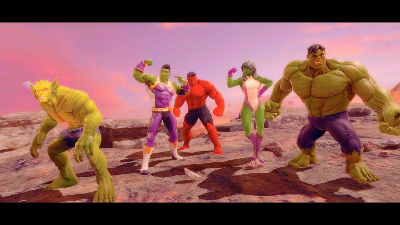 Momok Red Hulk Marvel strike force