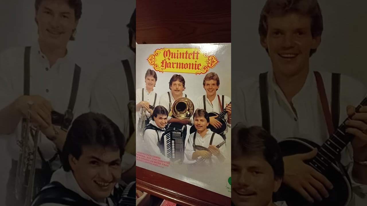 Quintett Harmonie unser Sepp der Bassist 