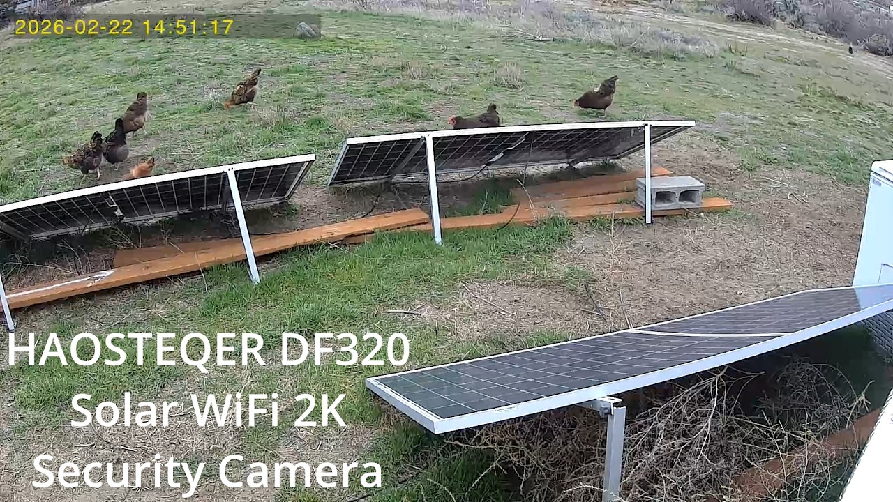 HAOSTEQER DF320 Солнечная WiFi 2K камера видеонаблюдения