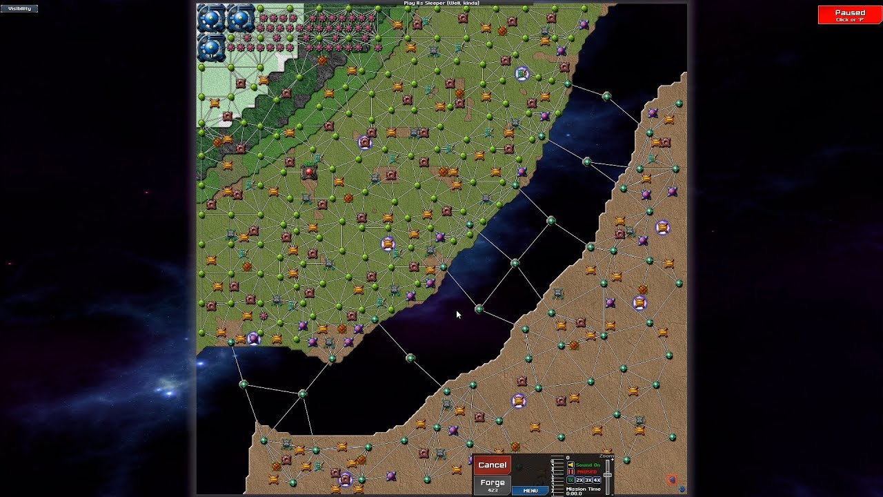 Creeper World 3 Colonial Space (2x Speed): Play As Sleeper (Well, kinda), by piggood (PAC)