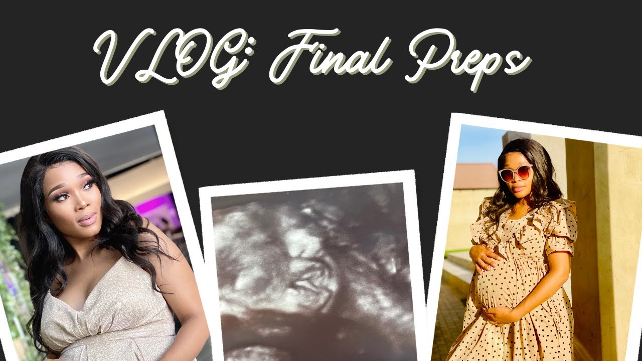 VLOG | Final baby preps | 4D Scan | Last Shoot day