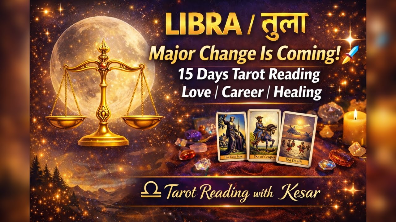 LIBRA ♎️ / तुला – Major Life Shift Ahead! | 15 Days Tarot Reading | Love, Career & Personal Growth
