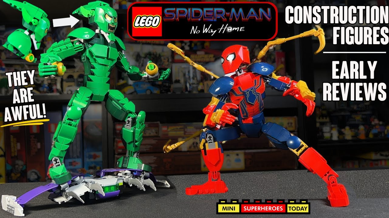 EARLY REVIEW: LEGO Spider-Man and Green Goblin Construction Figures (THEY'RE AWFUL!)