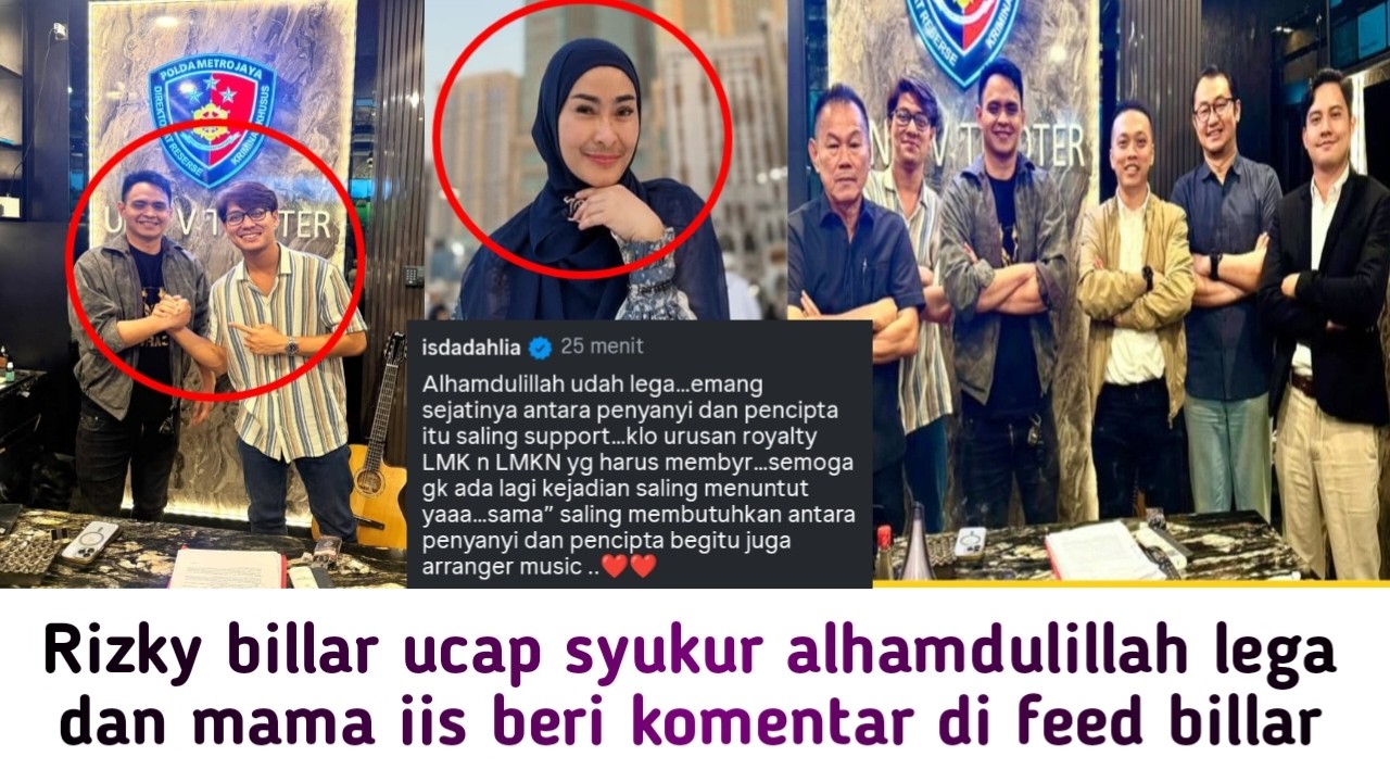 BARU SAJA MAMA IIS DAHLIA BERI KOMENTAR DI FEEDNYA BILLAR ALHAMDULILLAH LEGA BANJIR DOA