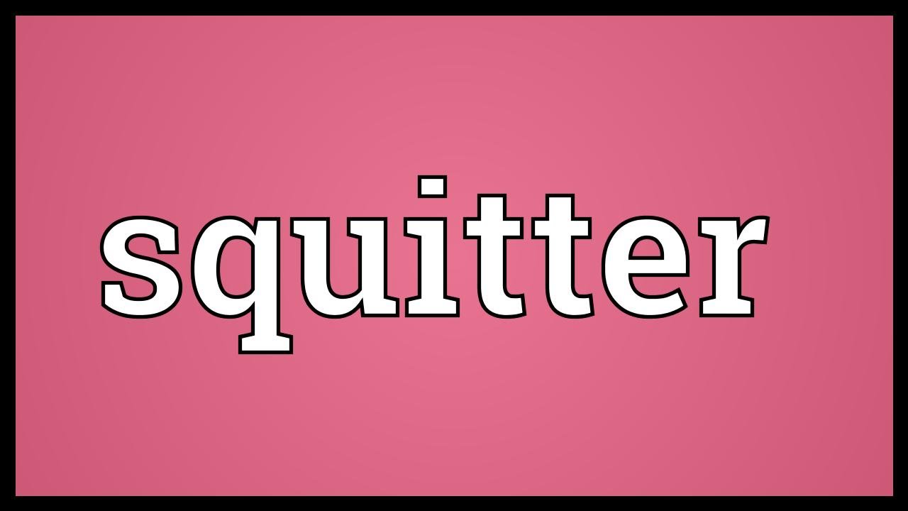 Squitter Meaning