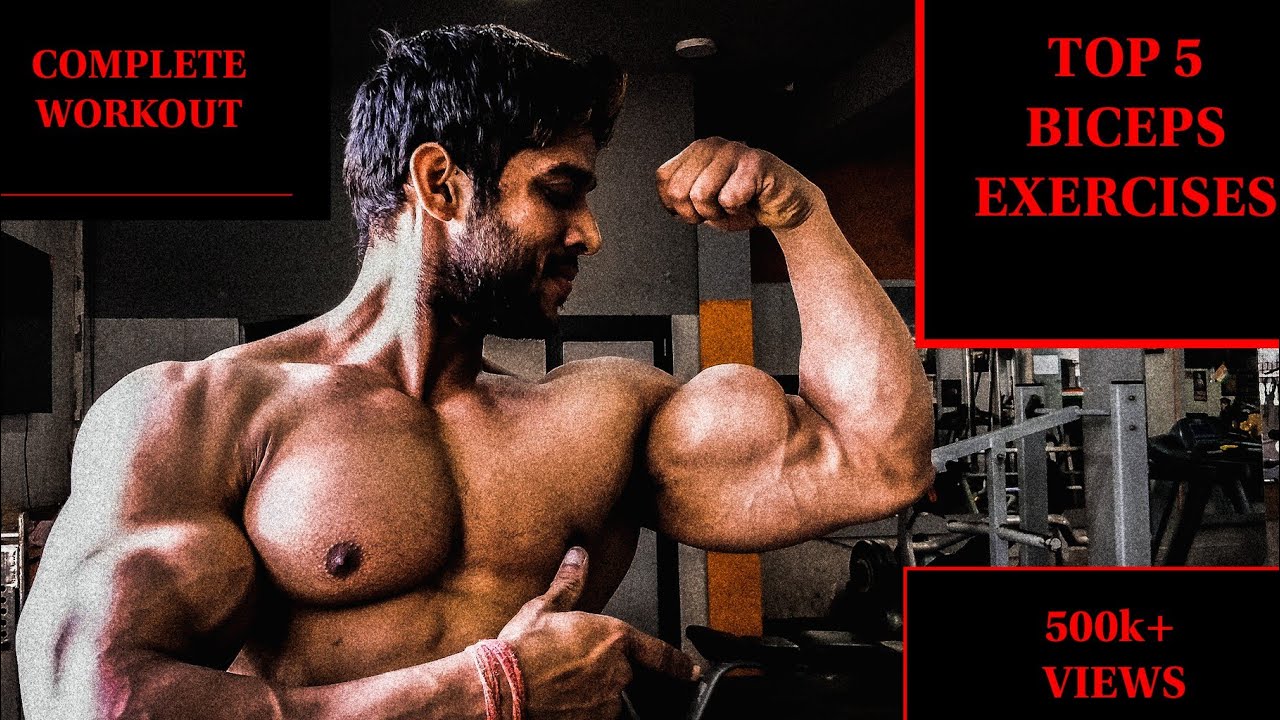 TOP 5 EXERCISE FOR BICEP | HOW TO GET BIGGER BICEPS | KILLER BICEP WORKOUT | Rahul Fitness official.