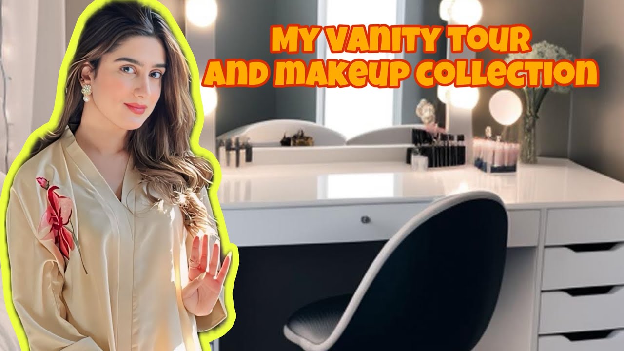 My vanity tour😍💄|| makeup collection || skincare|| itna sara saman😫|| adha makeup toot gya😭