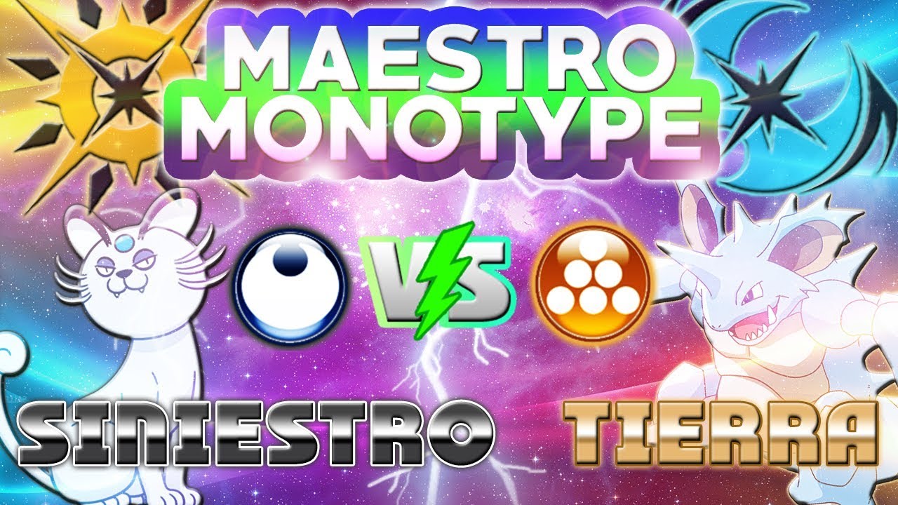 MONOTYPE SINIESTRO vs MONOTYPE TIERRA! SI TE GUSTA POKÉMON, NO PUEDES PERDERTE ESTE BRUTAL COMBATE!