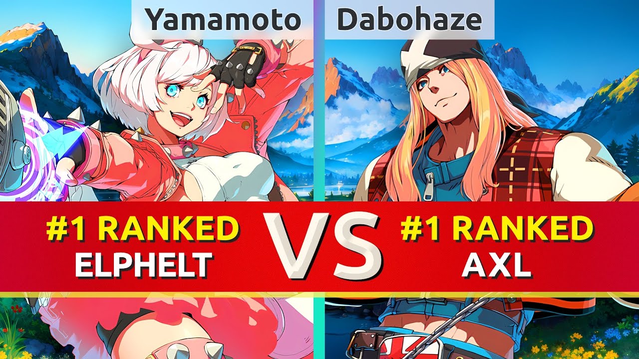 GGST ▰ Yamamoto (#1 Ranked Elphelt) vs Dabohaze (#1 Ranked Axl). High Level Gameplay