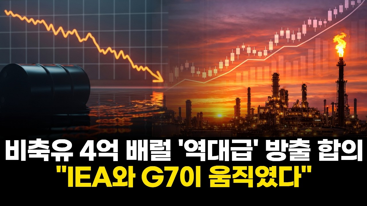 비축유 4억 배럴 '역대급' 방출 합의 