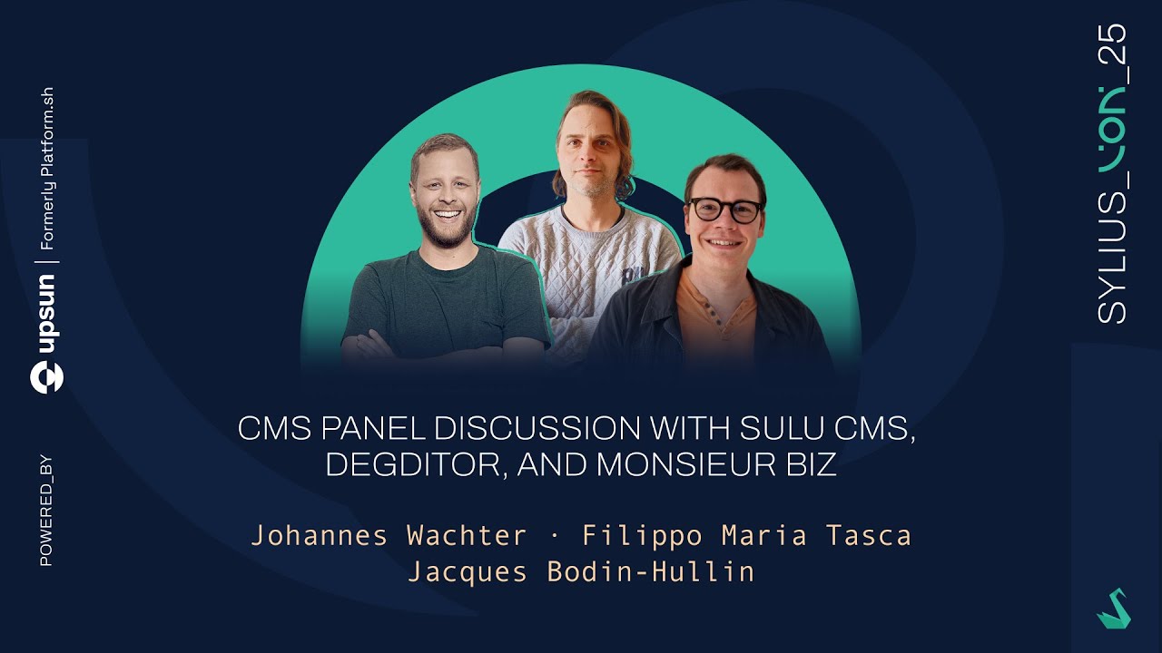 CMS Panel Discussion - Johannes, Filippo, Jacques, Mikołaj & Magdalena | #SyliusCon2025