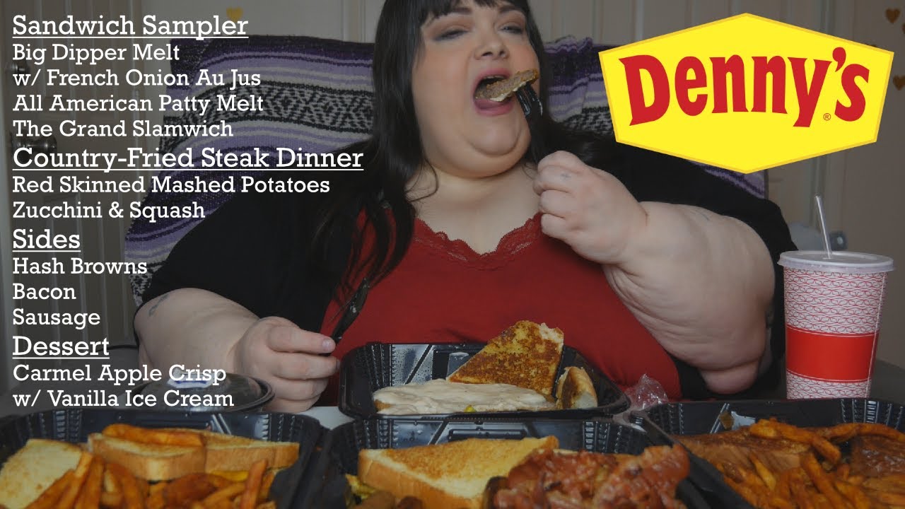 Denny's Sandwich Sampler and Country Fried Steak Dinner Mukbang