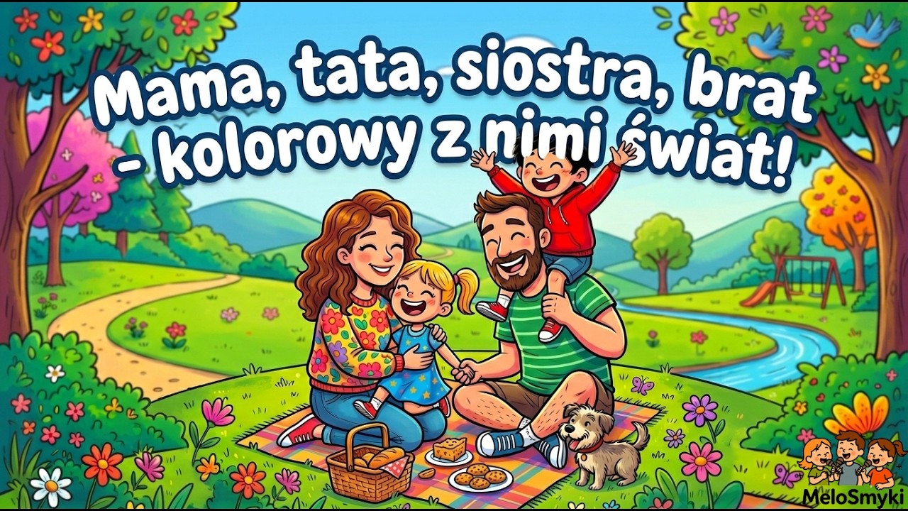 ,,Mama, tata, siostra, brat - kolorowy z nimi świat!