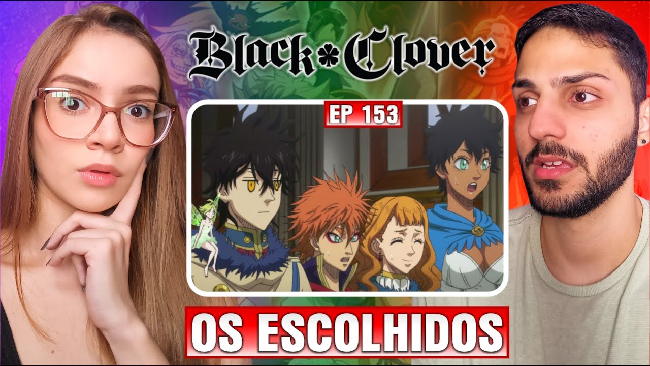 (YUNO MAGO DE PRIMEIRA CLASSE AGORA🤯）Professora de Geografia assiste BLACK CLOVER｜EPISÓDIO 153｜REACT