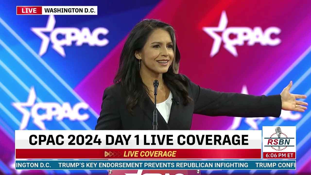 FULL SPEECH: Tulsi Gabbard Addresses CPAC in DC 2024 - 2/22/24