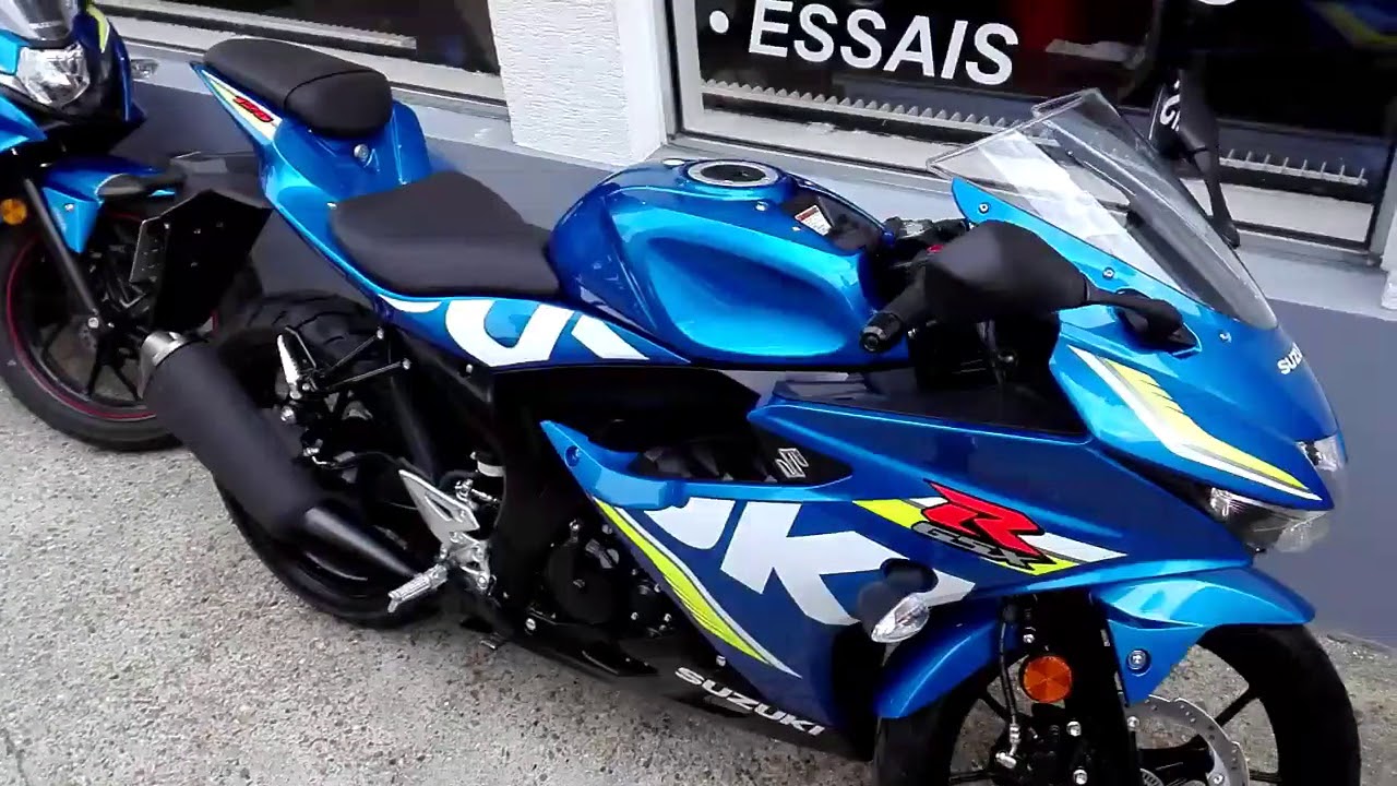 Suzuki GSXR125 (1er démarrage... sans clé)