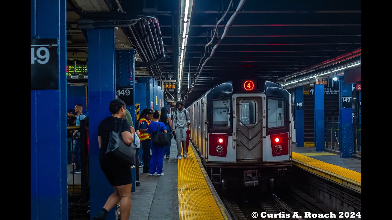 IRT Jerome Avenue Local: Woodlawn, Burnside Avenue & Manhattan bound 4 & 5 trains @ 149th Street-GC!