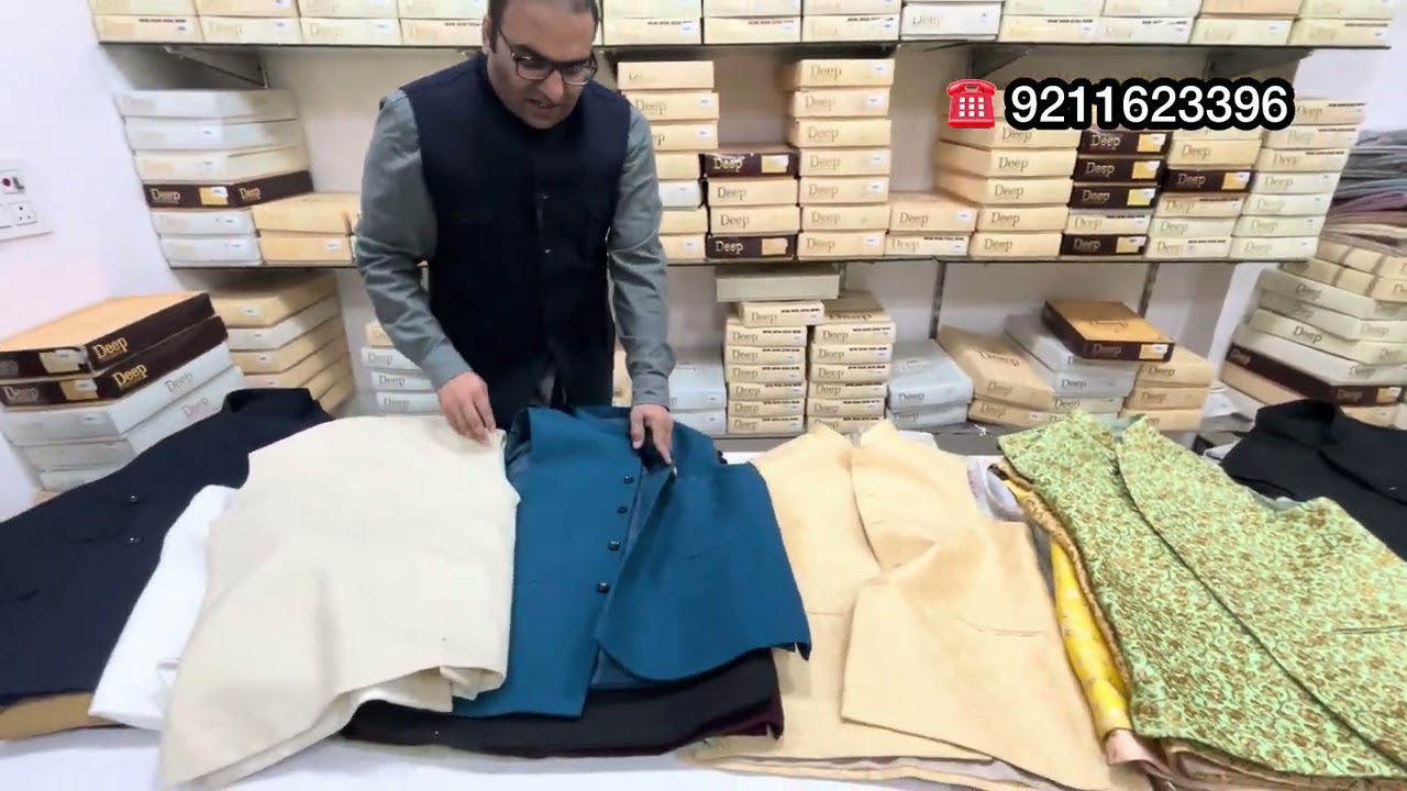 Special Wedding Wear Waistcoats For Men, Kurta Pajama Manufacturer Shop in Delhi 