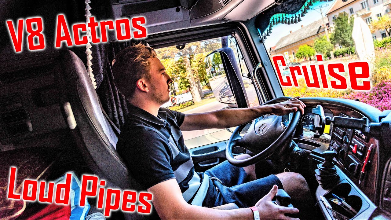 Open Piped V8: Mercedes-Benz Actros 1860 // *600hp*