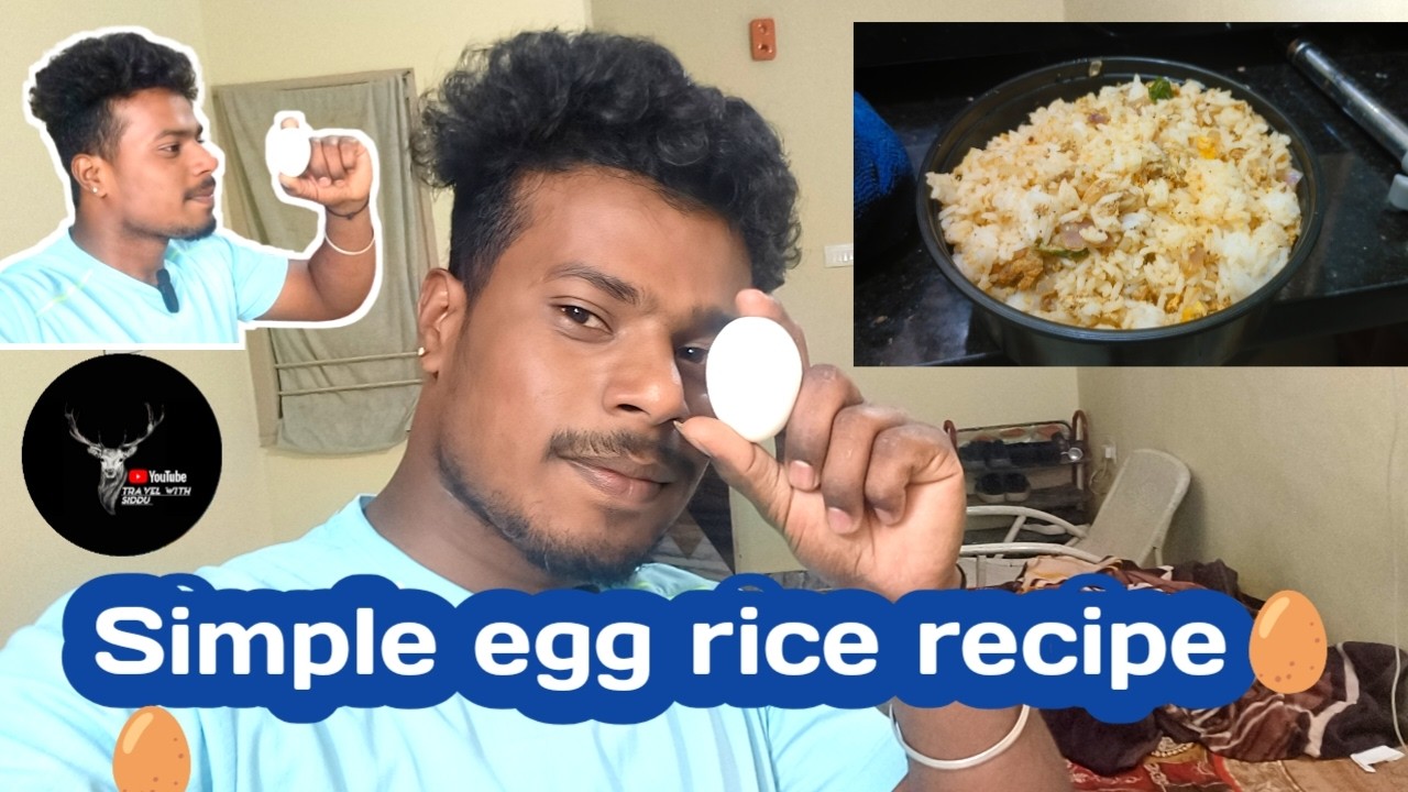 😋Simple egg rice recipe 🥚🍳