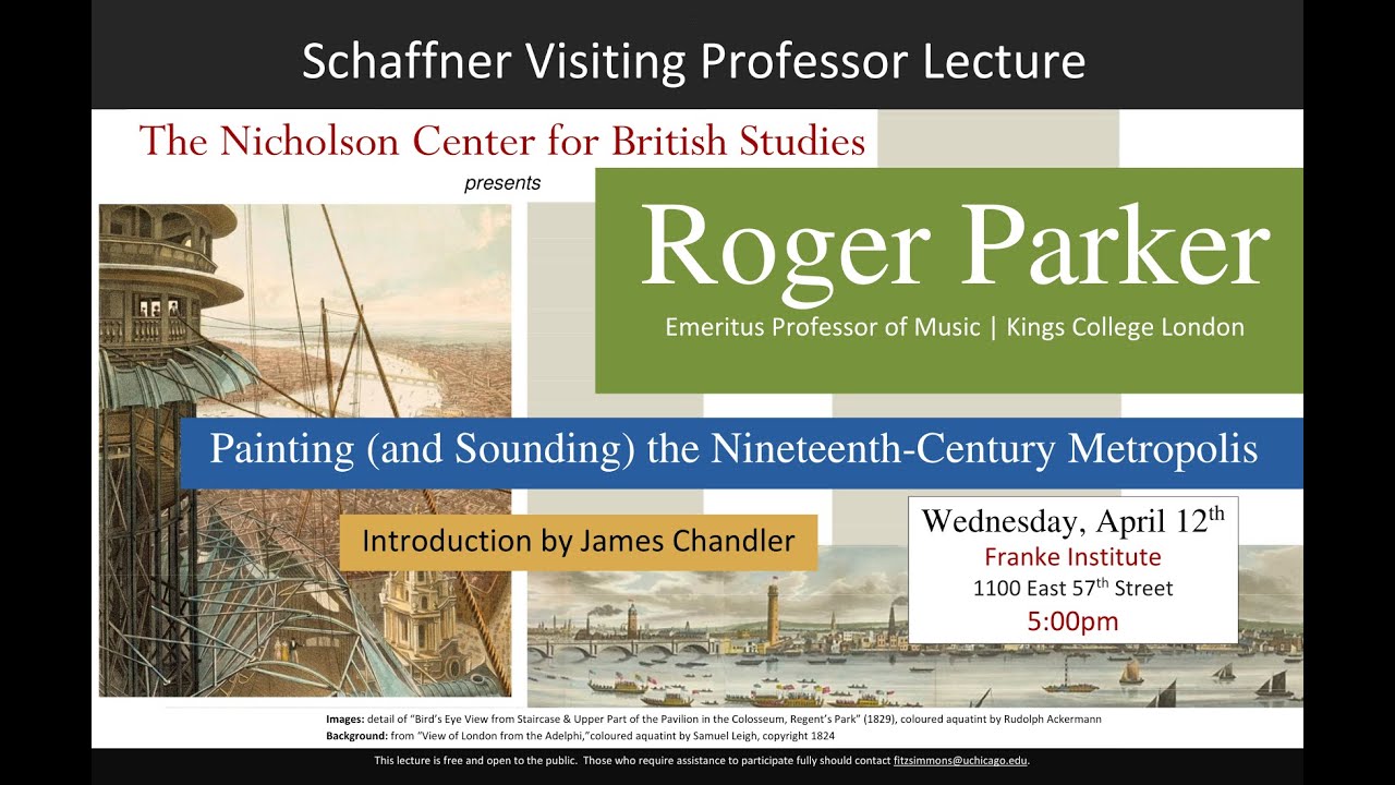 Roger Parker - Painting (and Sounding) the Nineteenth-Century Metropolis