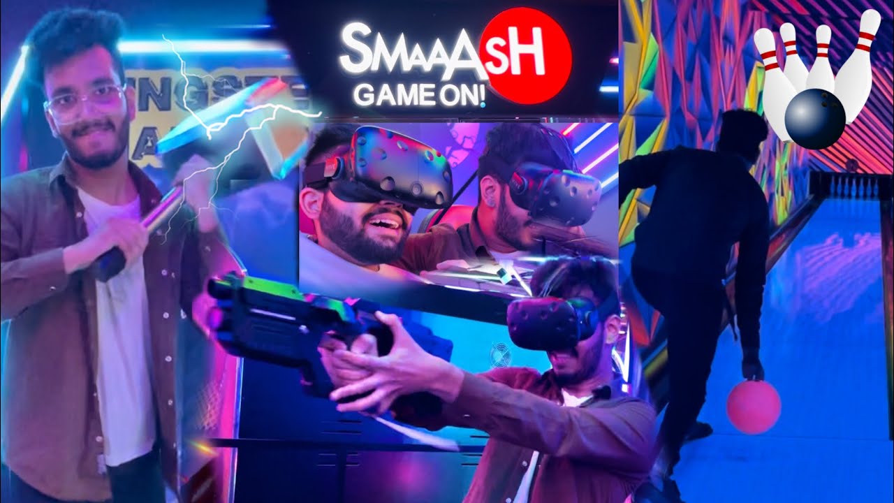 SMAASH - Bowling @149rs 😱 Biggest Gaming Zone 🔥 | Janakpuri New Delhi | Smaaash Bowling | Gaming