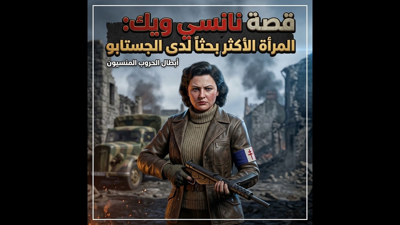 “الفأرة البيضاء” التي خدعت النازيين | نانسي ويك من صحفية إلى أسطورة مقاومة🔥