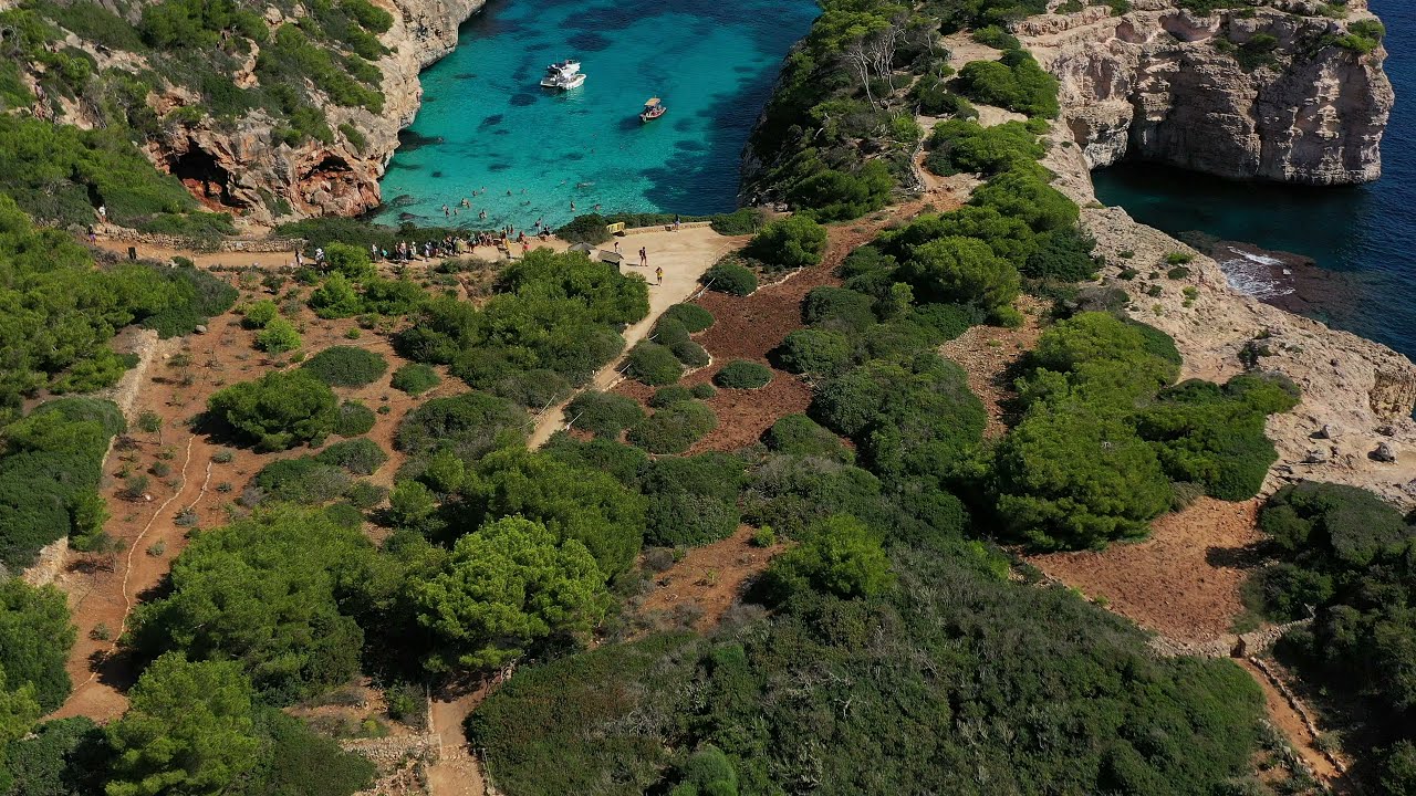 Cala des Moro - Cala s’Almunia -  - 4k - 10.2021 - Mallorca  - Balearic Islands