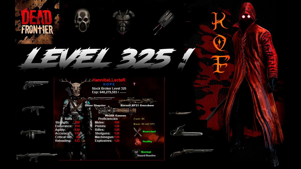 Dead Frontier - Grind up to level 325!