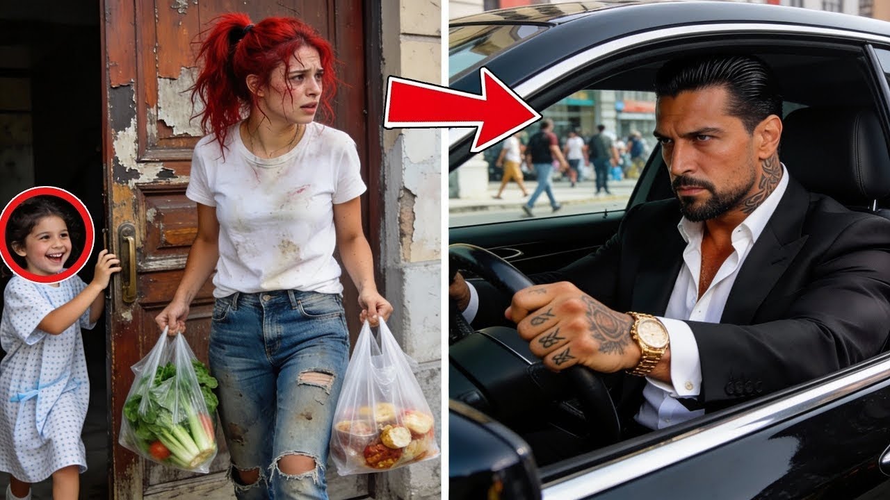Le boss de la mafia traque la bonne qui a volé de la nourriture et s'arrête net devant l'horreu