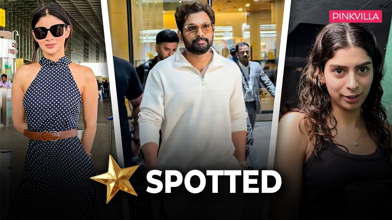 Mouni Roy, Khushi Kapoor & Allu Arjun Turn Heads | Celeb Style Spotted in Mumbai!