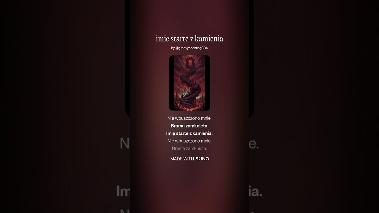 imie starte z kamienia - AI dark ambient