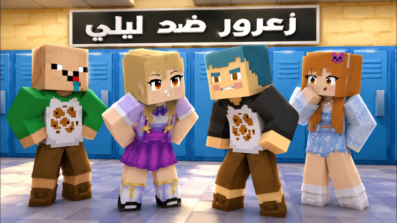 فلم ماين كرافت : تحدي من الاقوى زعرور ضد ليلي 🔥😱