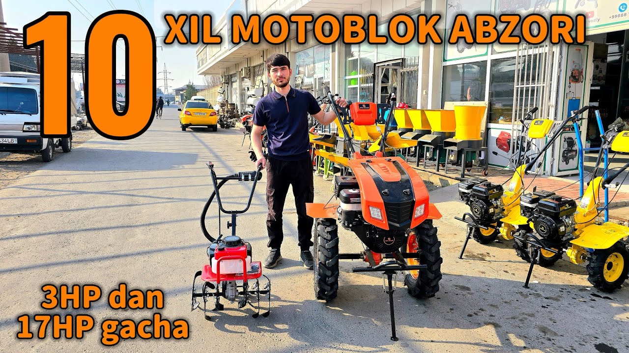 10 XIL MOTOBLOK. MOTOBLOK OLISHDA ALBATTA KO'RING.