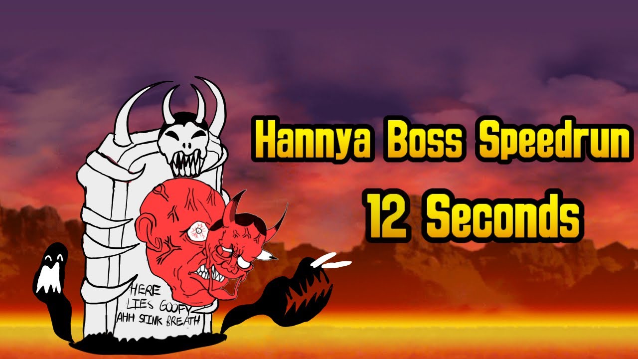 Killing Hannya in 12 Seconds (Battle cats)