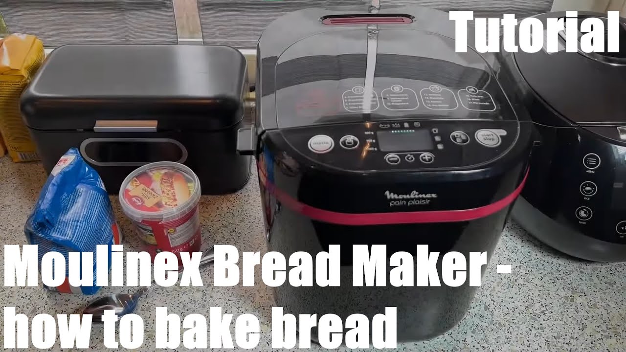 How to bake bread using a bread maker (instructions) Moulinex / Tefal Bread Maker pain plaisir DIY