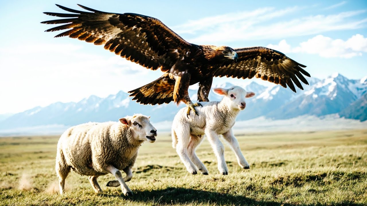 Bald Eagle Took the Baby Lamb — What the Mother Did Next Shocked Everyone | Emotional Rescue