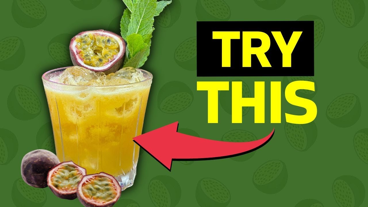 This Easy Mango & Passion Fruit Daiquiri is SO GOOD!