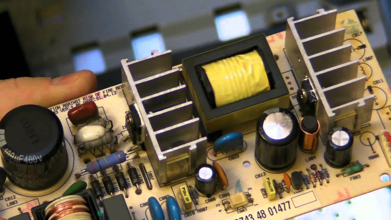 11 - Exemple de panne de condensateur électrochimique.