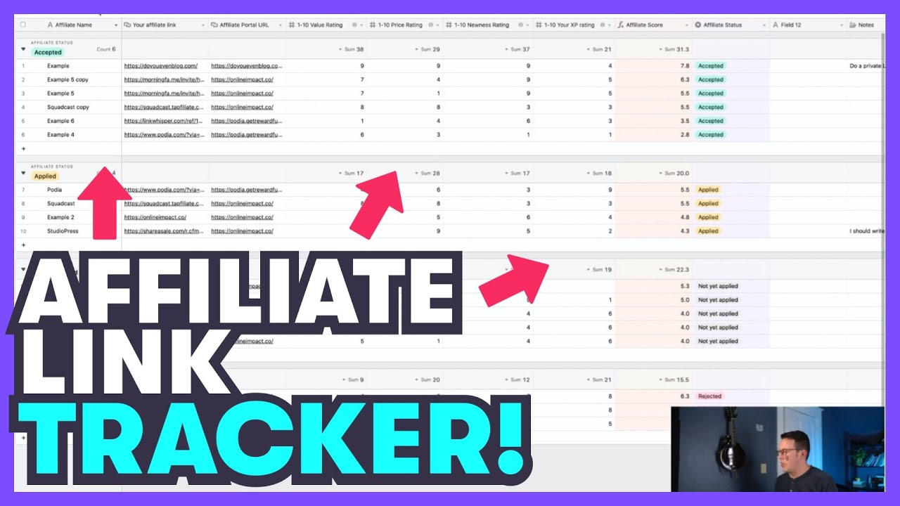 How I MANAGE Affiliate Links (so organized and time-saving!)