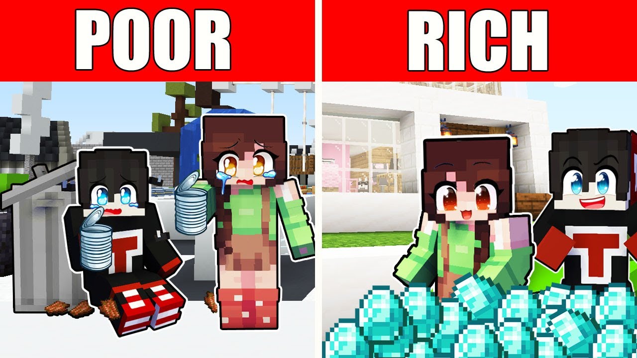 Best of Minecraft - The POOR to RICH Story! ( Tagalog )