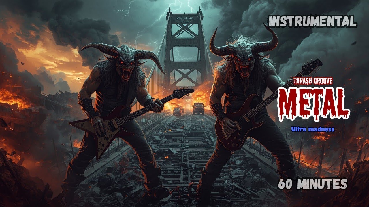 1 HOUR OF THRASH GROOVE METAL INSTRUMENTAL MUSIC – DOOMSDAY BATTALION