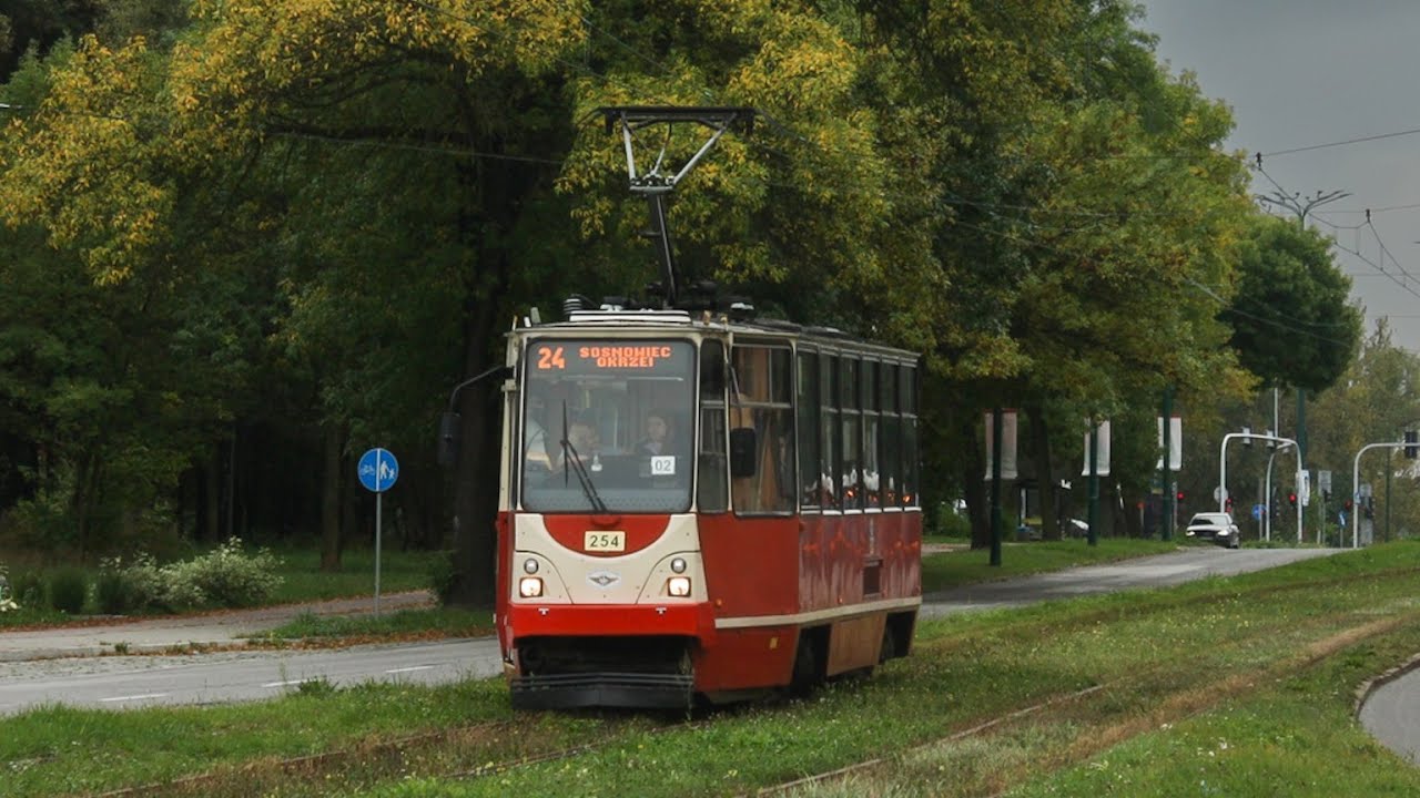 Konstal 105Na #254 - Tramwaje Śląskie (Przejazd, T24)