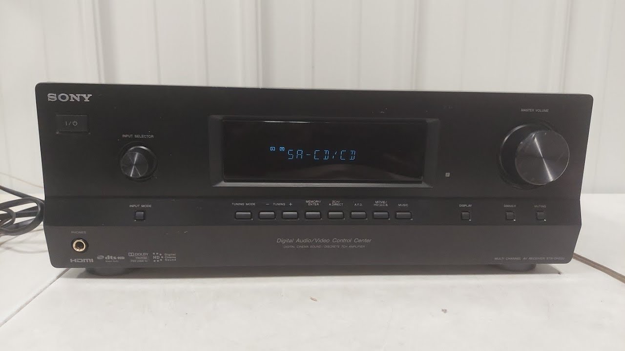 Sony STR STR-DH520 7.1 Channel 100 Watt Receiver