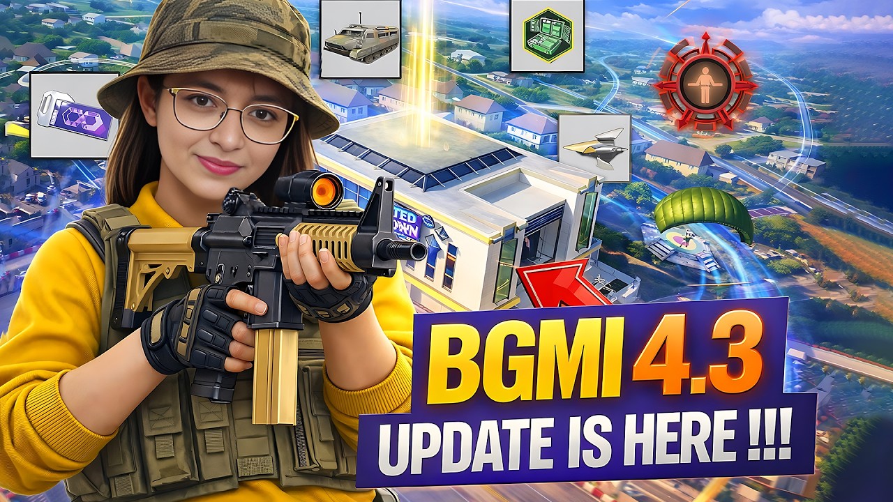 BGMI 4.3 UPDATE 🔥 + IPL LIVE SCORE