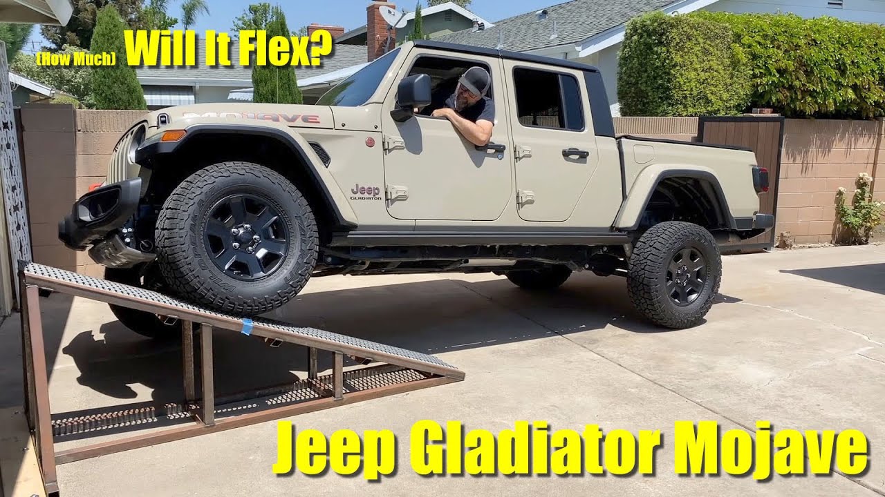 Тест на гибкость подвески Jeep Gladiator Mojave 2020: как высоко он может забраться на мой пандус...