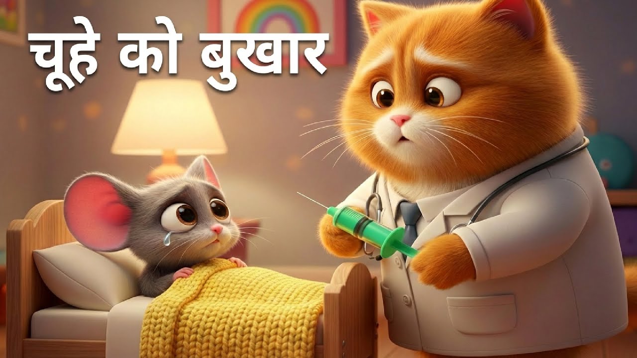 Aaj Mangalwar Hai Chuhe ko Bukhar Hai Hindi Rhyme for Kids चूहे को बुखार है All Rhymes